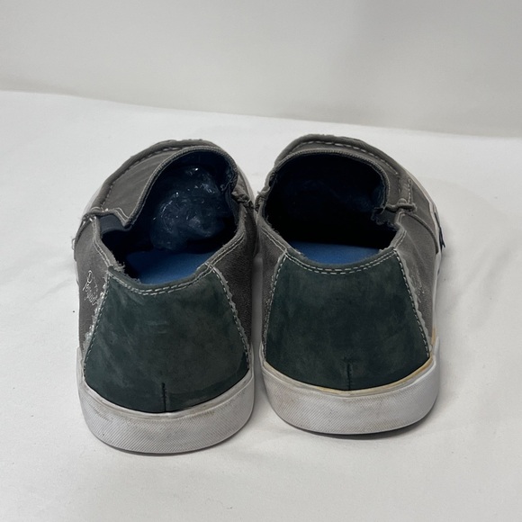 ORIGINAL PENGUIN Gray canvas ERNIE slip on sneaker size 9.5 - Picture 4 of 7